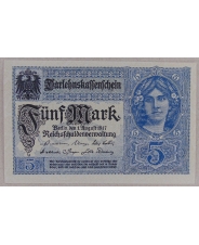 Германия 5 марок 1917 UNC арт. 1913